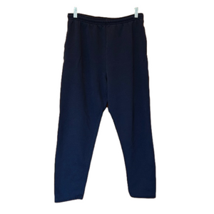 Navy Blue Elastic Waist Sweatpants with Pockets Size Medium